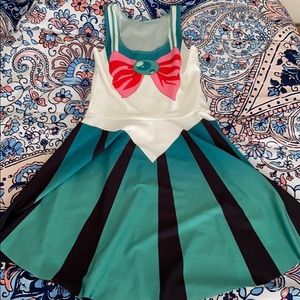 Sailor Jupiter Skater Dress Sailor Moon One Size